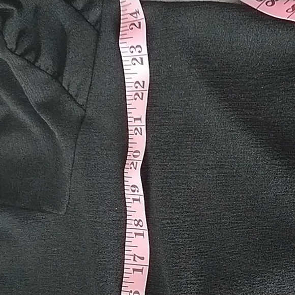 Zara Black Mock turtleneck Oversized Crop Top S - Picture 12 of 13